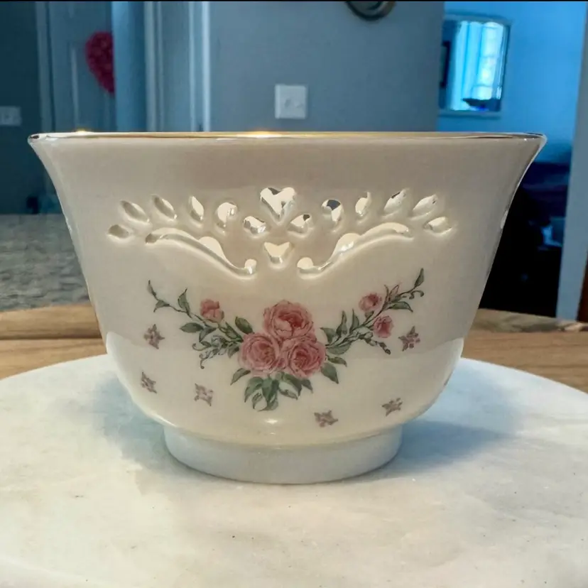 Vintage Lenox “Petite Rose” Small Bowl