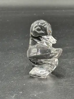 Vintage Small Art Glass Duck