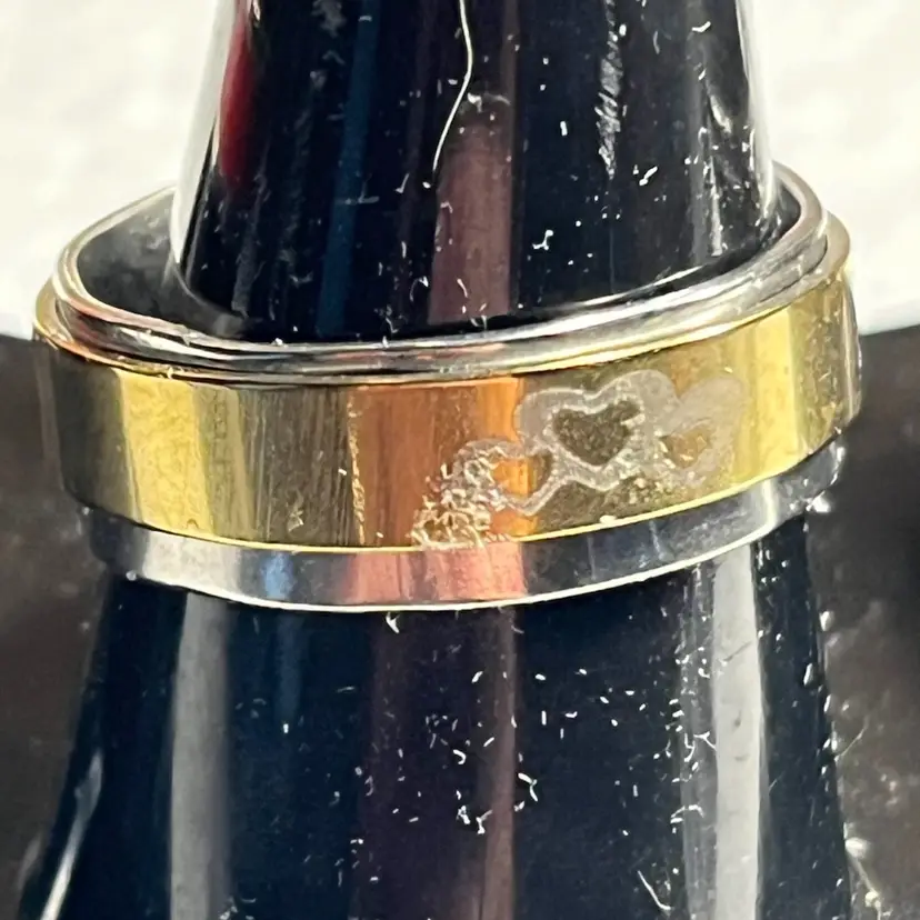 Stainless Steel Ring As Pictured Size 8