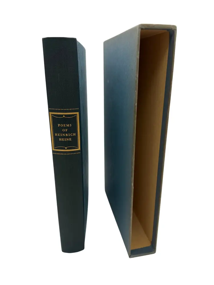 Poems Of Heinrich Heine 1957 Heritage Press HC W/ Slipcase Kredel, Untermeyer