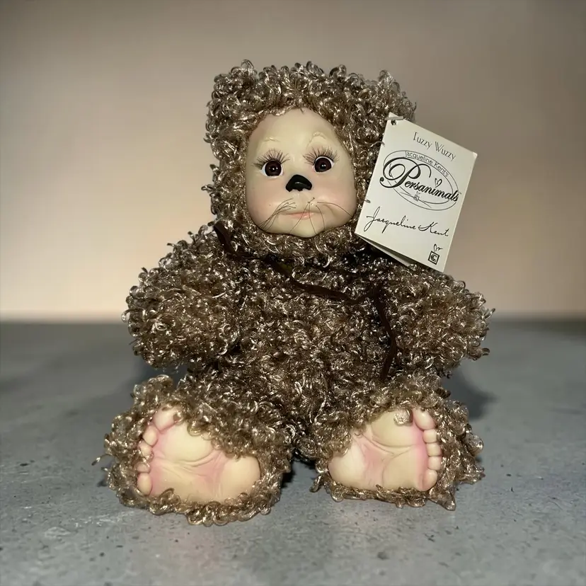 Jacqueline Kent Persanimals Fuzzy Wuzzy Plush Doll New With Tags