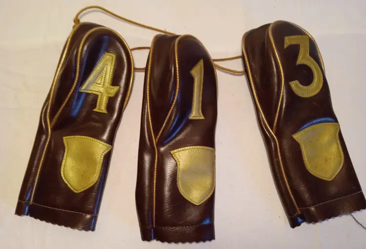 Vintage Golf Club Covers