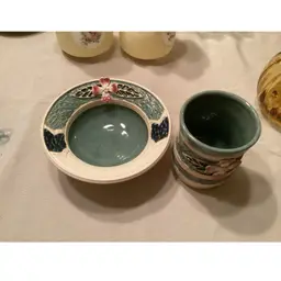 #15 - Pottery Set With Dogwood