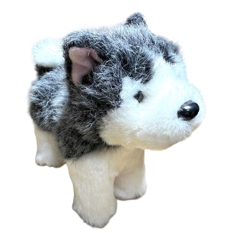 American Girl Husky Dog. 2019. 7-1/2” long x 6-3/4” tall x 3” wide.