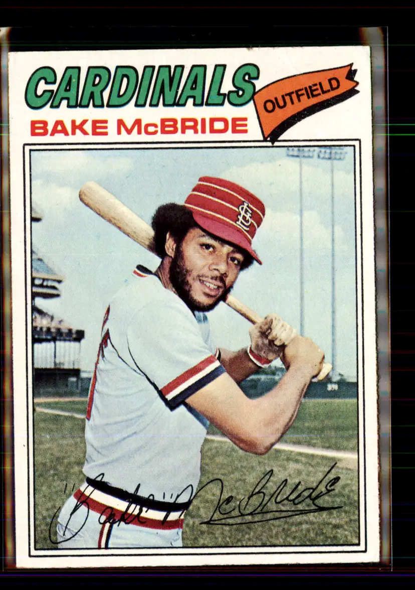 Bake Mcbride 1977 Topps #516 - (144) - St. Louis Cardinals