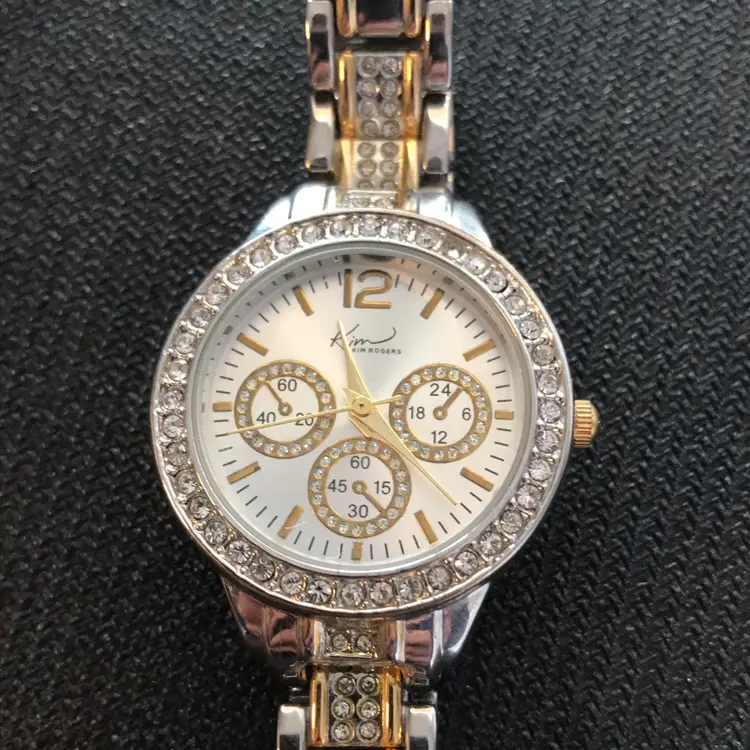 Kim Rogers Watch  Silver With Gold Accents