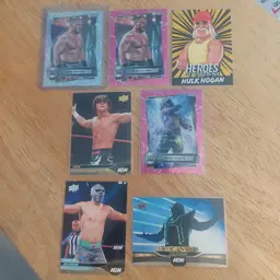 Lot of 23 wrestling cards. Letter H. Ridge Holland #1/249.