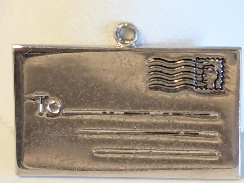 Vintage Griffith Sterling Silver Envelope Mail Charm SWAK