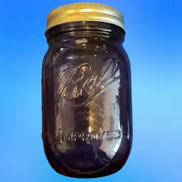 Ball Purple Mason Jar "Improved" American Heritage 100 Yrs Edition