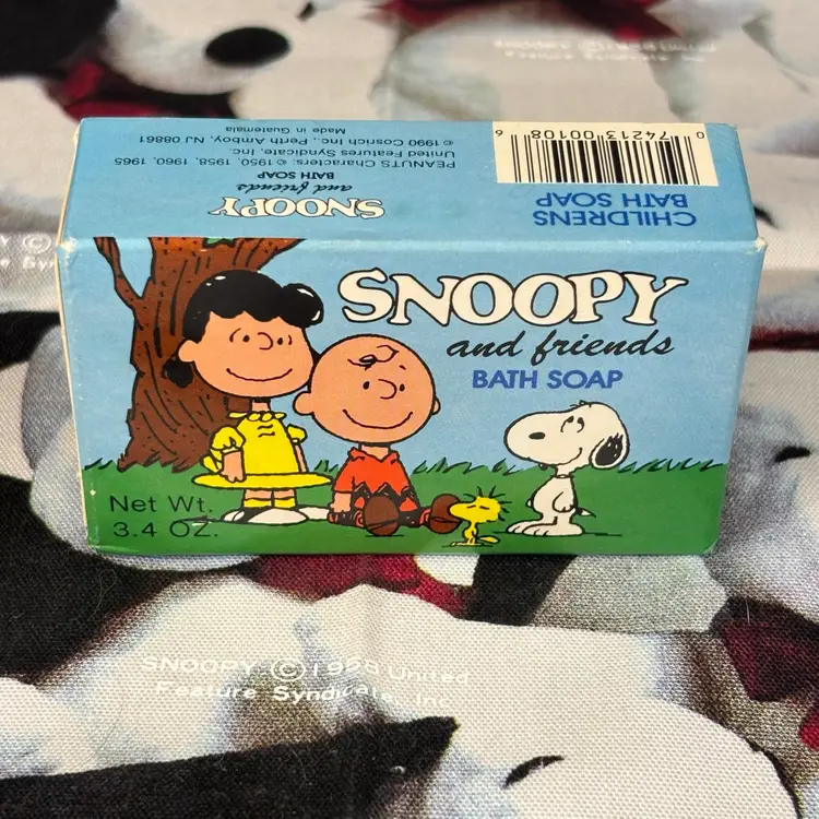 Vintage Snoopy Bath Soap