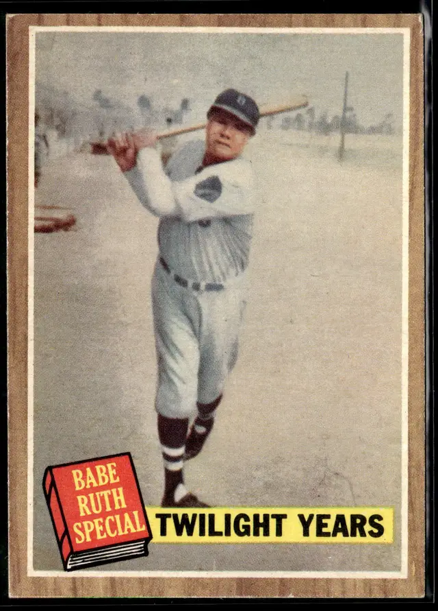 #25 BABE RUTH 1962 Topps #141b *LIVE AUCTION*
