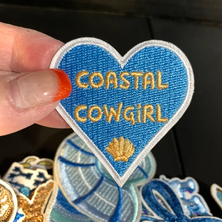 24-Coastal Cowgirl Embroidered Patches