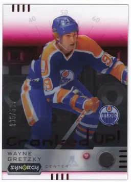2023-24 Synergy Cranked Up Red #CRWG Wayne Gretzky Edmonton Oilers Hockey Card