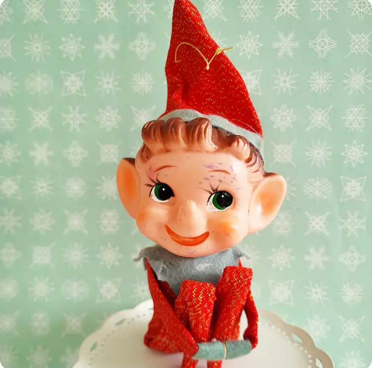 Vintage Big Head Knee Hugger Pixie- READ DETAILS