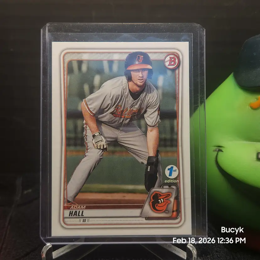 2020 Bowman 1st edition - Adam Hall Baltimore Orioles