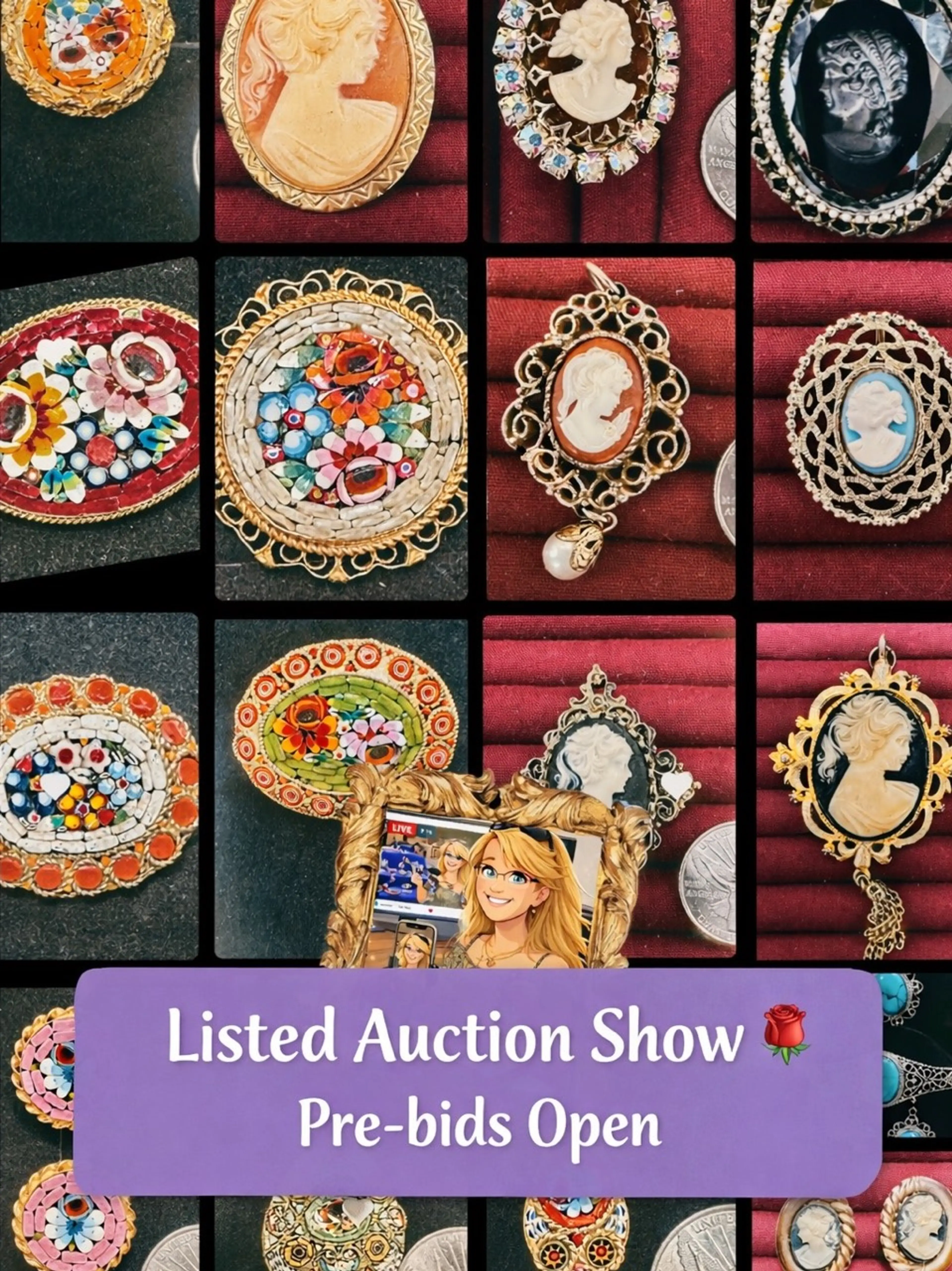 Pre-Listed Show! 🌹Pre-Bids Open & Flat Rate Shipping 