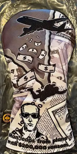 NEW Pins And Aces DB Cooper Money Hei$t Driver Headcover Sold Out