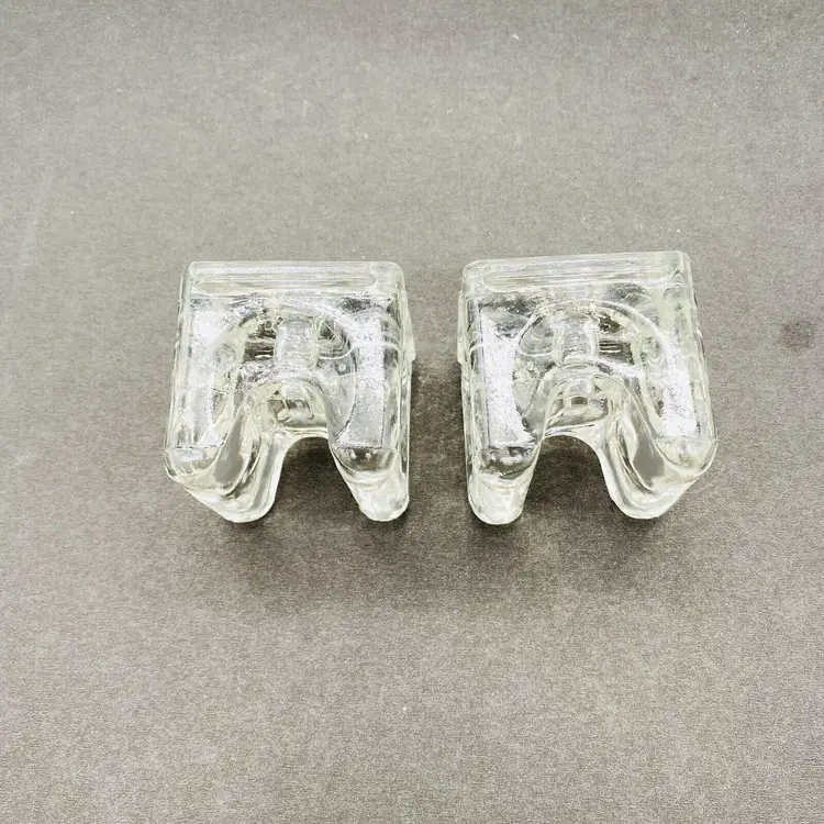 #3407c Pair of Juhava Ri-Jalka Finland Napkin Candle Holders MCM (Choice of 3 sets) Middle Pair in Main Photo