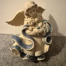 Sarah's Angels 2002 Payton W/ Teddy Bear 5" Tall  #3222