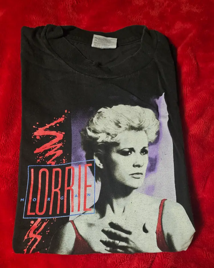 Vintage 1992 Lorrie Morgan Something in Red T Shirt XL