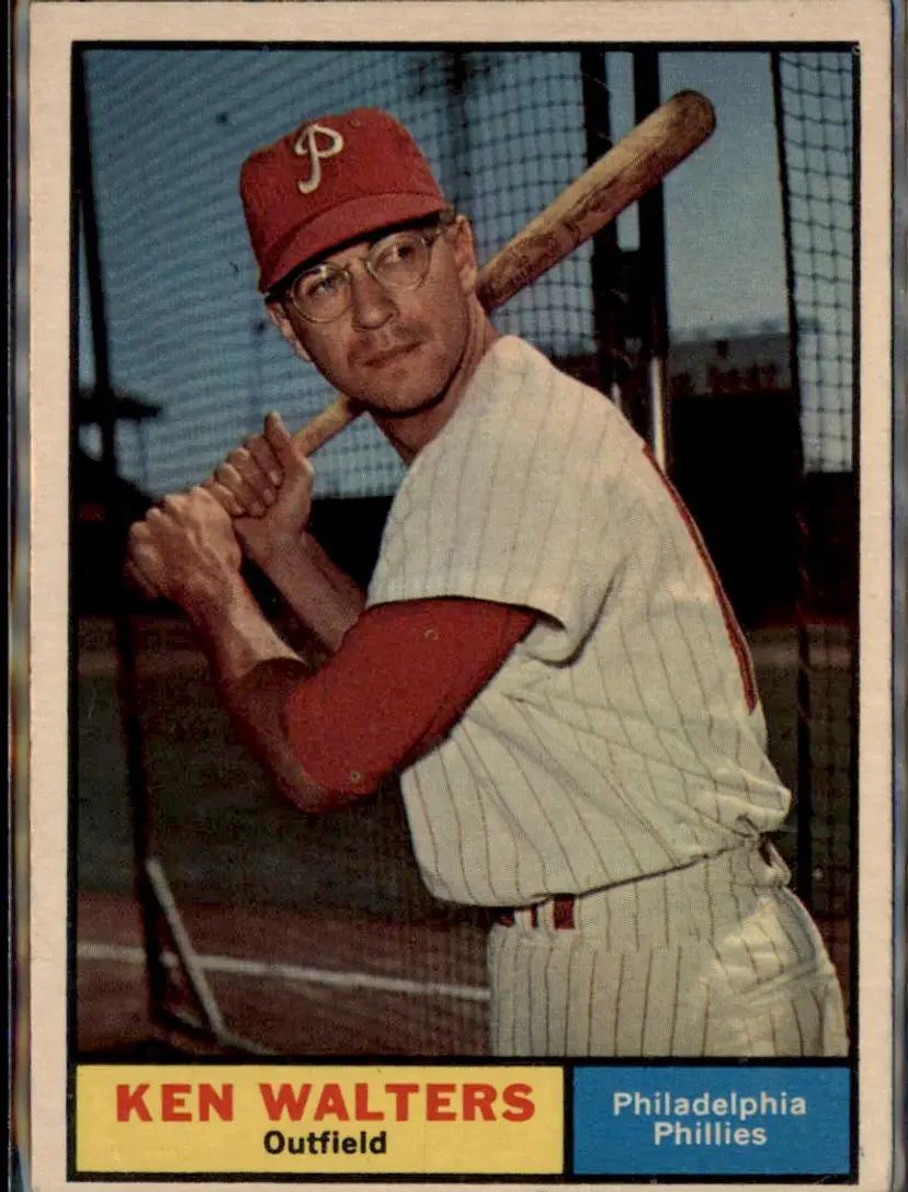 1961 Topps #394 Ken Walters - ( ) - Philadelphia Phillies