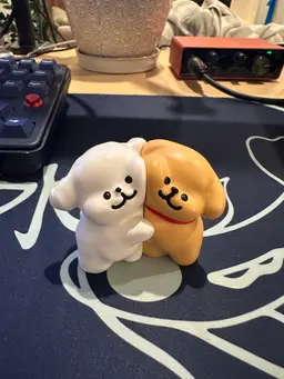 Line Dog Stuck Together Magnetic Blind Box