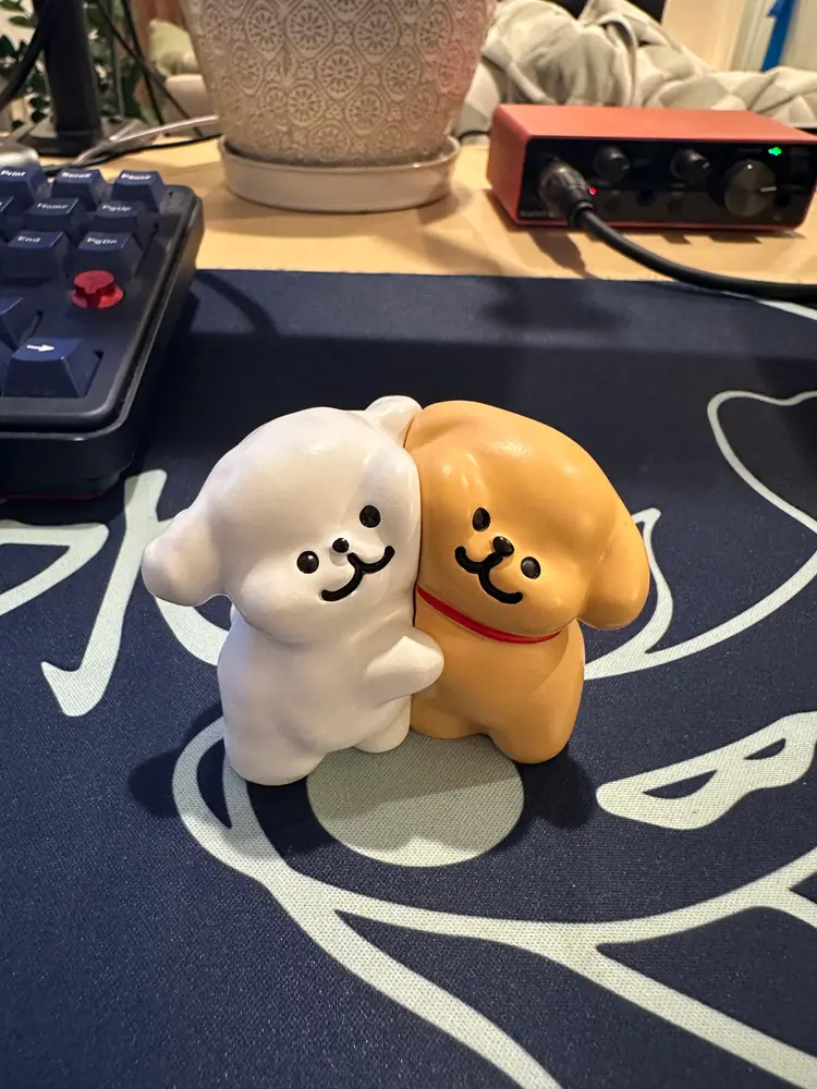 Line Dog Stuck Together Magnetic Blind Box