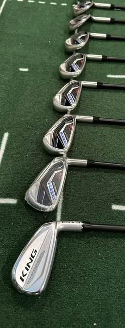 Cobra Aerojet ONE Length 5-GW Irons KBS Graphite Regular 70g, Cobra OL 3 Utility