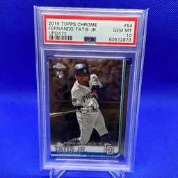 2019 Topps Chrome Update Fernando Tatis Jr RC Debut PSA 10 San Diego Padres