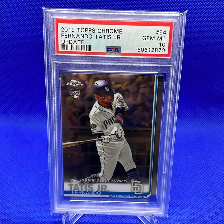 2019 Topps Chrome Update Fernando Tatis Jr RC Debut PSA 10 San Diego Padres