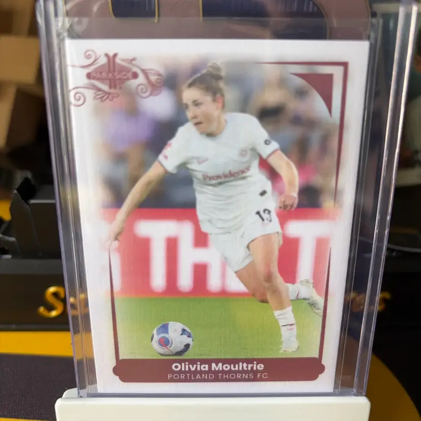 Olivia Moultrie, #125, Portland Thorns FC, 2022 Parkside NWSL Paramount, 580/749, Soccer Card