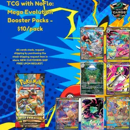 TCG with NoFlo: Mega Evolution Booster Packs