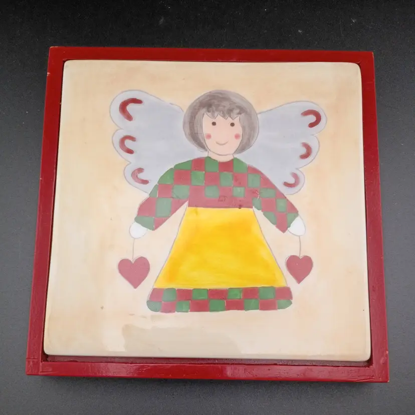 Mikasa "Angelica" framed tile/trivet
