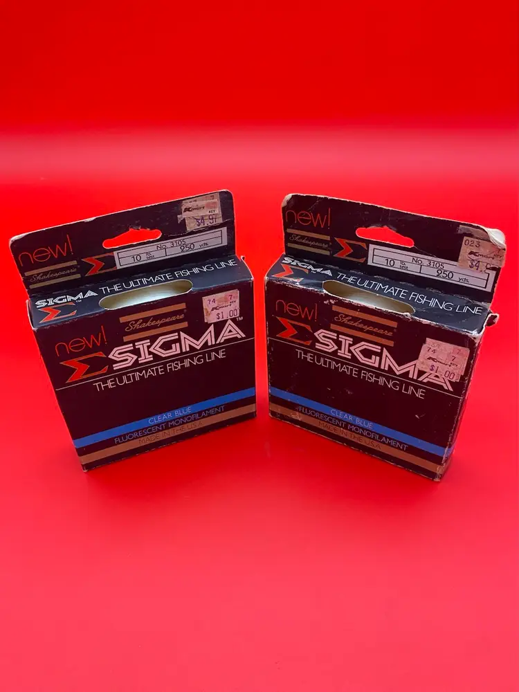 Shakespeare Sigma Pair of Clear Blue Ultimate Fishing Line - 250 Yards Each