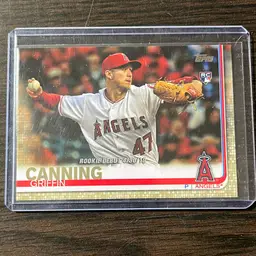 Griffin Canning Rookie Debut 1604/2019. Los Angeles Angels. 2019 Topps Update