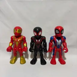 Lot of 3 Spiderman 2018 Hasbro Figures
