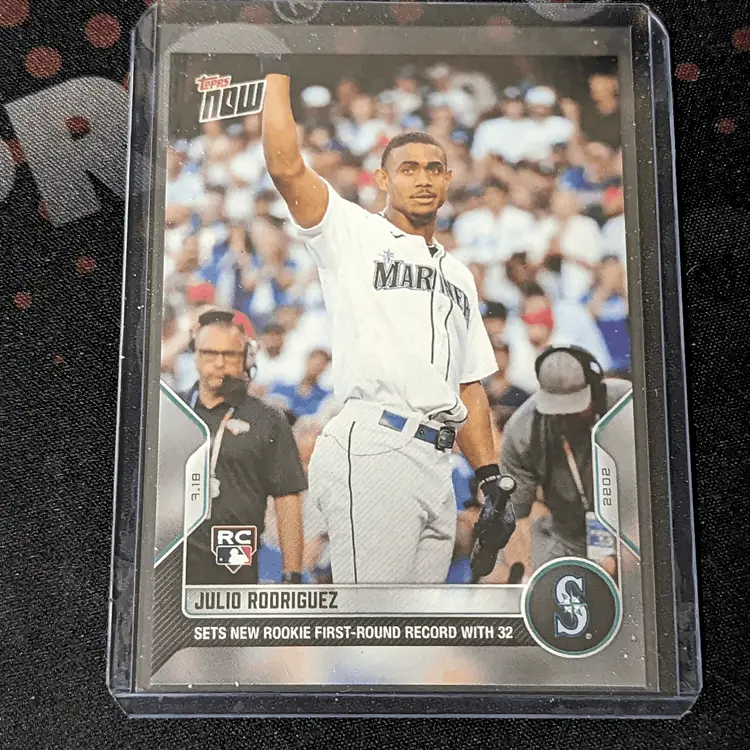 2022 Topps Now #568 Julio Rodriguez Baseball Card - Seattle Mariners c-79