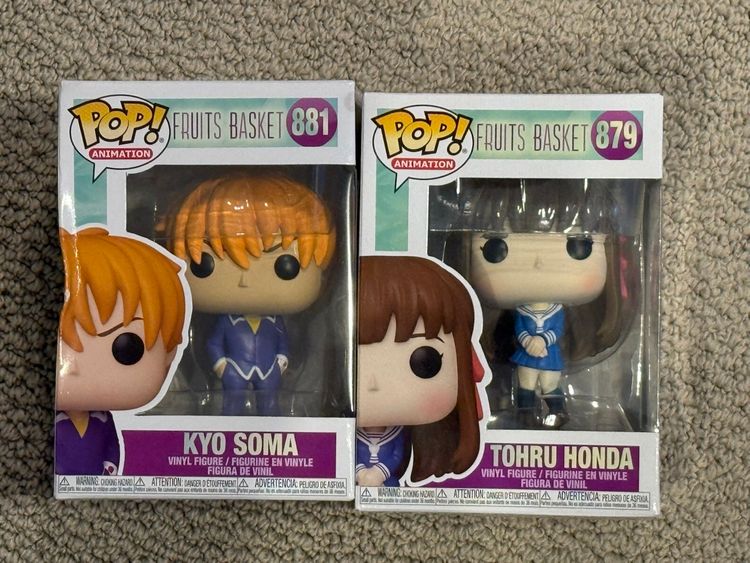 Funko Pop Fruits Basket Kyo Soma Tohru Honda 879 881 Box
