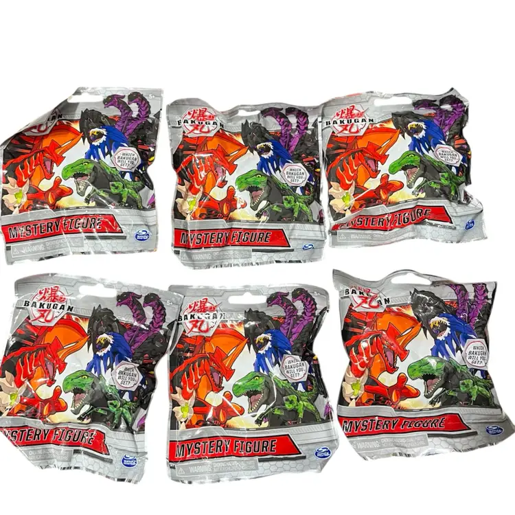Bakugan Mystery Figure Spin Master Blind Bags 2020 Lot of 6 Bags.