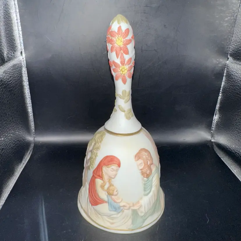 Vintage 1986 Lefton Bethlehem Collection Spirit Of Bethlehem Porcelain Bell Numbered 05686