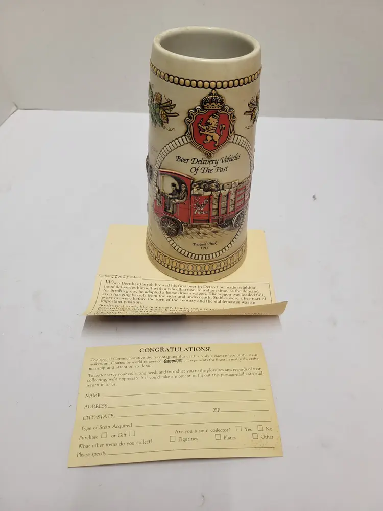 Stroh's Beer Delivery Vehicles Of The Past Packard Truck 1913