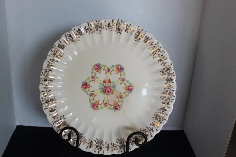 American Limoges Fortune 22 k Gold Dinner Plate 1TC-S264X #2
