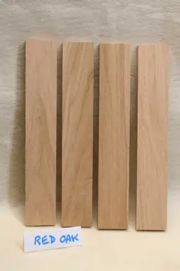 Lot of Knife Handle Blanks - Kiln Dried - Honduran Mahogany and Red Oak