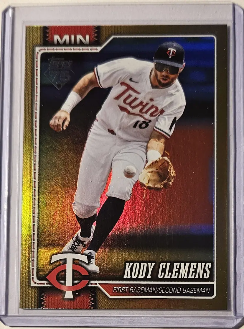 2026 Topps Series 1 Gold Rainbow Foil Kody Clemens 40/50