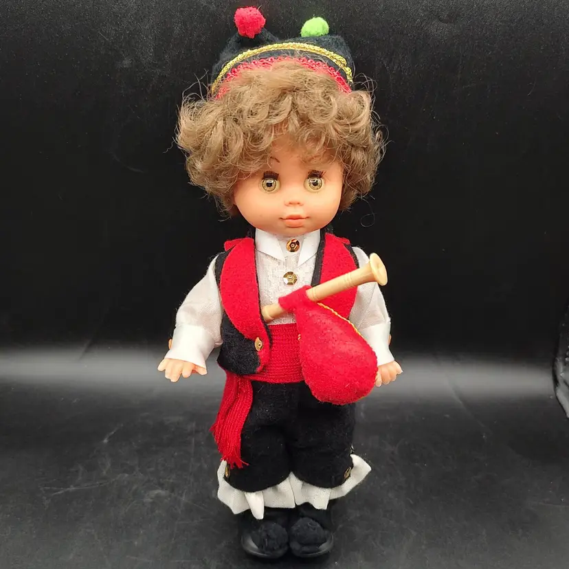 Vtg Creaciones Artesana Cramarsa Scented 9" Vinyl Boy Doll