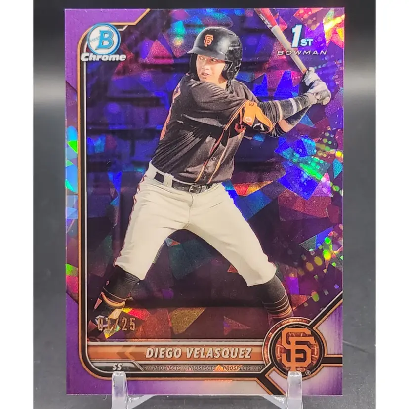 2022 Bowman Sapphire Diego Velazquez /25