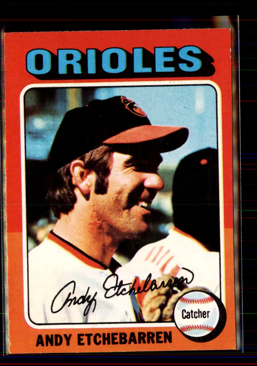 Andy Etchebarren 1975 Topps #583 - Baltimore Orioles - (pk1-100)