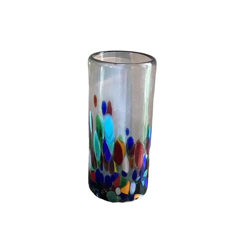 Confetti/Splatter Multicolored Shot Glass