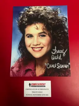 Tracey Gold Growing Pains Carol Seaver Autograph 8x10 Zombie Hideout Store COA