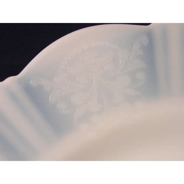 #01 MACBETH EVANS GLASS AMERICAN SWEETHEART MONAX 9" LUNCHEON PLATE! VINTAGE 1930'S